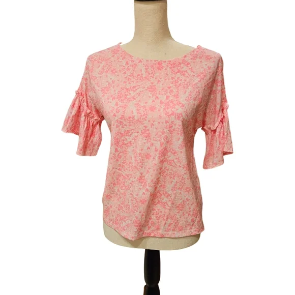 Lilly Pulitzer Pink Floral Top - Picture 2 of 9